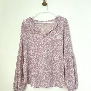 LOFT Women's Floral Blouse